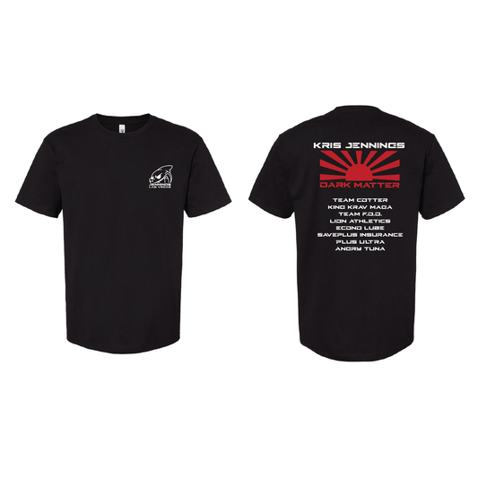 KRIS JENNINGS X ANGRY TUNA - T SHIRT (BLACK)